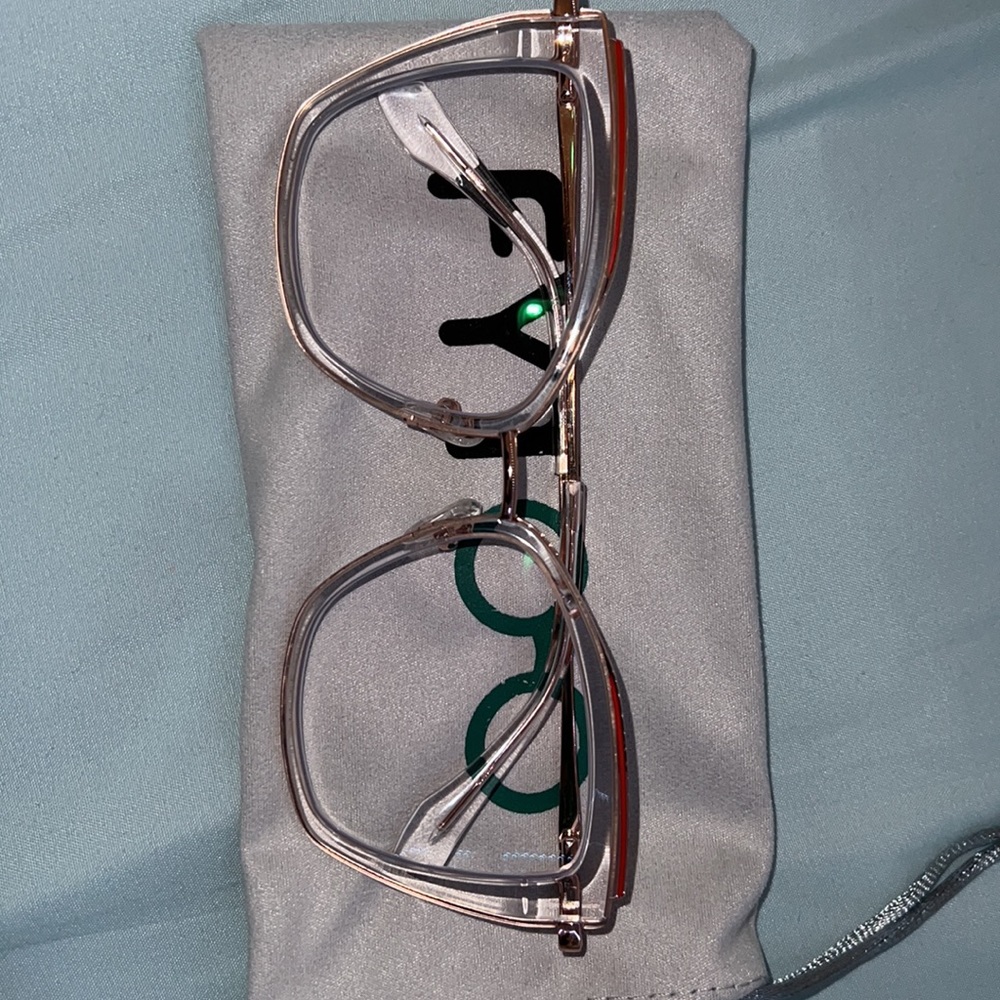 Fytoo Prescription Free Clear Lense Fashion Glasses